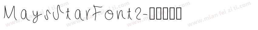 MaysStarFont2字体转换