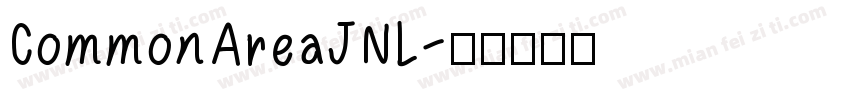 CommonAreaJNL字体转换