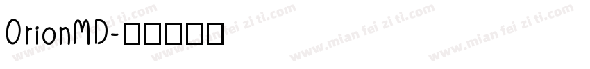 OrionMD字体转换
