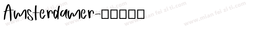 Amsterdamer字体转换
