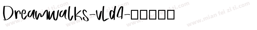 Dreamwalks-vLd4字体转换