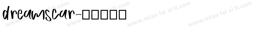 dreamscar字体转换