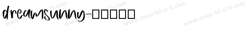 dreamsunny字体转换