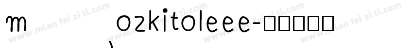 mozkitoleee字体转换