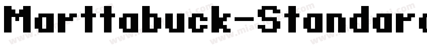 Marttabuck-Standard字体转换