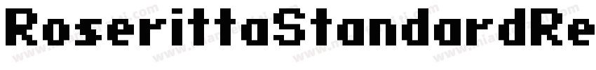 RoserittaStandardReg字体转换