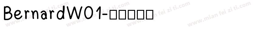 BernardW01字体转换