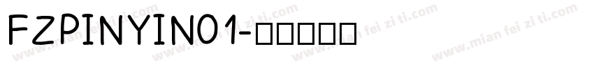 FZPINYIN01字体转换