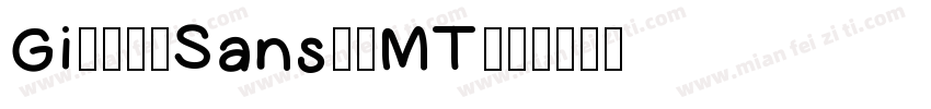 Gi1120Sans20MT字体转换
