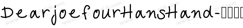 DearjoefourHansHand字体转换