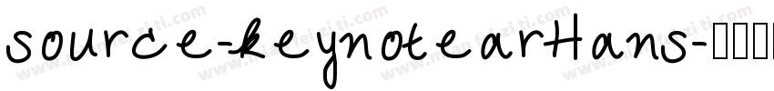 source-keynotearHans字体转换