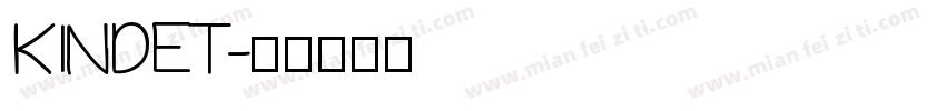 KINDET字体转换