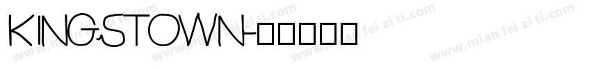 KINGSTOWN字体转换