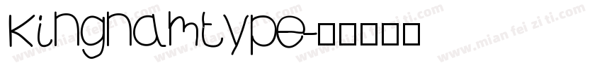 Kingnamtype字体转换