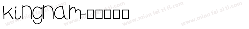 kingnam字体转换