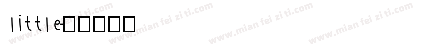 little字体转换