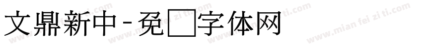 文鼎新中字体转换