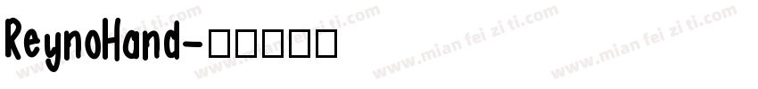 ReynoHand字体转换