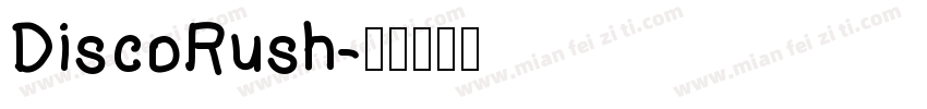 DiscoRush字体转换