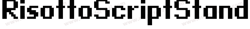 RisottoScriptStandard字体转换