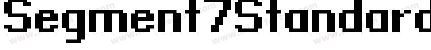 Segment7Standard字体转换