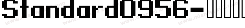 Standard0956字体转换