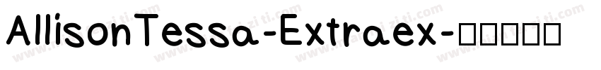 AllisonTessa-Extraex字体转换