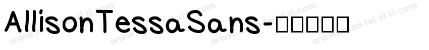 AllisonTessaSans字体转换
