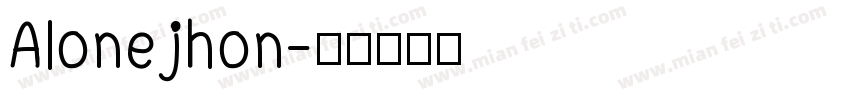 Alonejhon字体转换