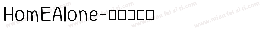 HomEAlone字体转换