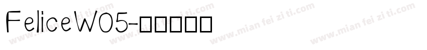 FeliceW05字体转换