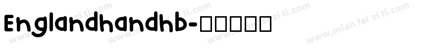 Englandhandhb字体转换