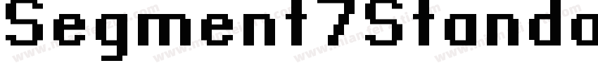 Segment7Standard字体转换