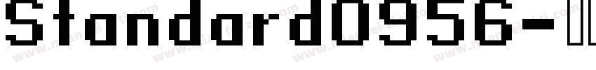Standard0956字体转换