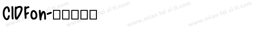 CIDFon字体转换
