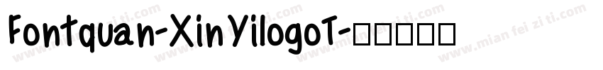 Fontquan-XinYilogoT字体转换