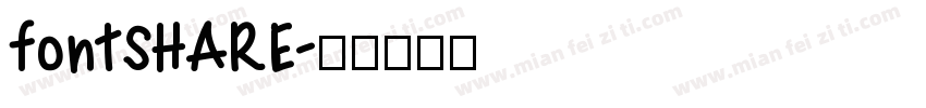 fontSHARE字体转换