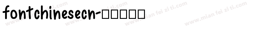 fontchinesecn字体转换
