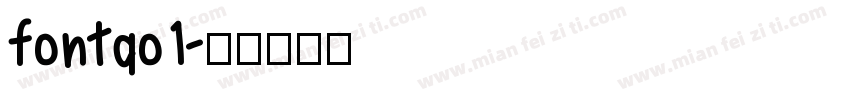 fontqo1字体转换