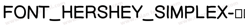 FONT_HERSHEY_SIMPLEX字体转换