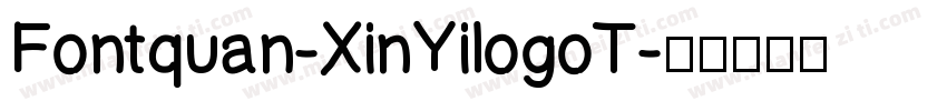 Fontquan-XinYilogoT字体转换