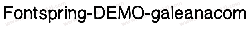 Fontspring-DEMO-galeanacompressed字体转换