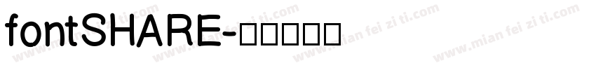 fontSHARE字体转换