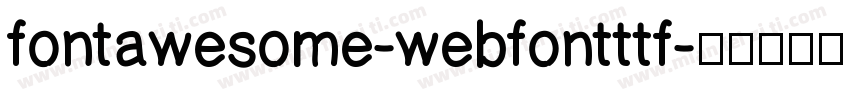 fontawesome-webfontttf字体转换