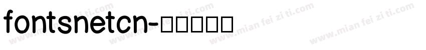 fontsnetcn字体转换