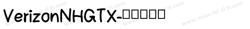 VerizonNHGTX字体转换