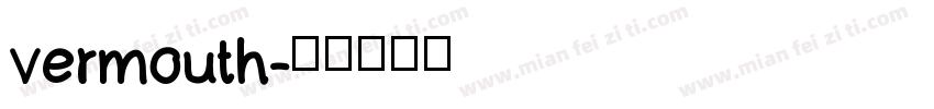 vermouth字体转换