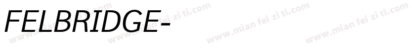 FELBRIDGE字体转换