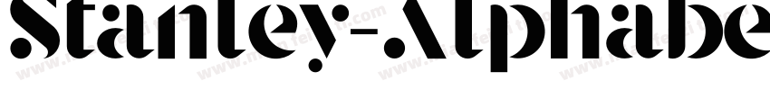 Stanley-Alphabet字体转换