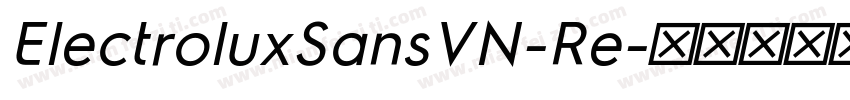 ElectroluxSansVN-Re字体转换